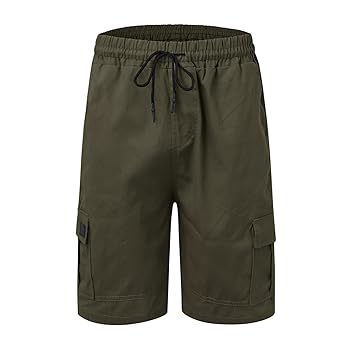 Work Shorts For Men, Mens Cargo Shorts Baggy Men's Elastic